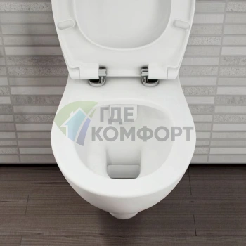 Комплект сливной арматуры VitrA S20 с хромированной кнопкой - фото 2