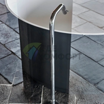 Однорычажный напольный смеситель для ванны Agape Memory: стильный хром (AMEM327S) - фото 1