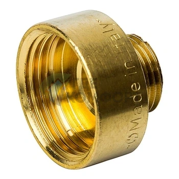 Переходник STOUT ВН 1 1/4 x 3/4 внутренняя/наружная резьба латунный - фото 3