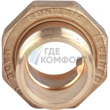 Разъемное соединение американка ВН 1, уплотнение под гайкой o-ring кольцо Stout - фото 2