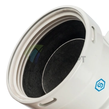 Элемент дымохода Stout вертикальный DN80 п/м с патрубком для отвода конденсата SCA-0080-020137 - фото 2