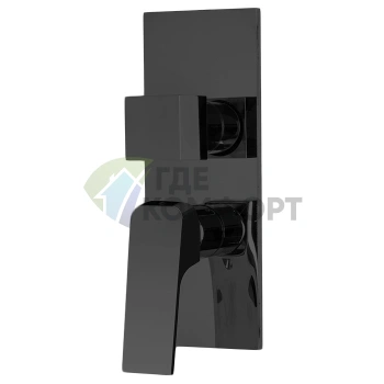 Смеситель для душа FIMA Carlo Frattini Fit на 2/3 источника, встраиваемый, черный матовый (F3389X6NS) - фото 1