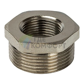 Футорка STOUT 1 1/4 x 3/4 никелированная - фото 1