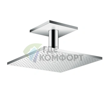 Верхний душ AX ShowerSolution 300x300 мм с держателем, хром (35316000) - фото 1