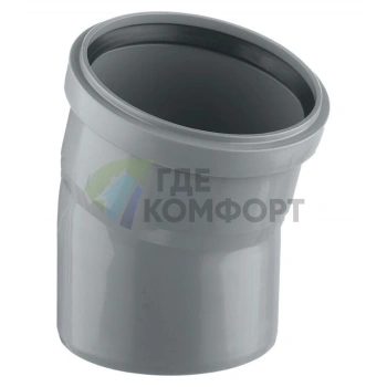 Отвод канализационный HTB 110 15° Ostendorf - фото 1