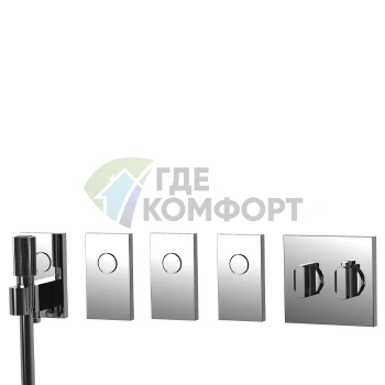 Встраиваемая термостатическая часть FIMA|Carlo Frattini SWITCH на 4 положения (F5934) - фото 1