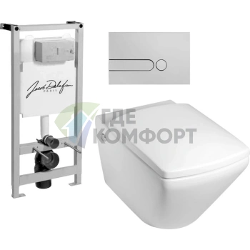 Комплект сантехники Jacob Delafon Escale E5504-NF-M12 - фото 1