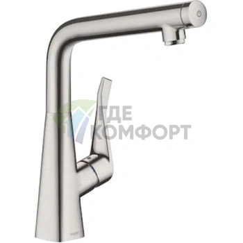 Смеситель Hansgrohe Metris Select для кухни - фото 1