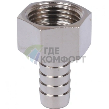 Штуцер ВР 1/2x12, никелированный Stout - фото 1