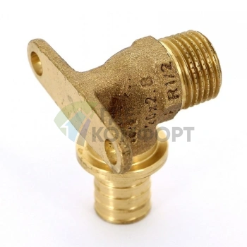 Угольник настенный с наружной резьбой 20-Rp 1/2 RX+ REHAU (РЕХАУ - 14563651001) - фото 2