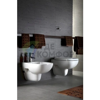 Подвесной унитаз IFO Sjoss Rimfree RP313200500 без ободка — современный дизайн и гигиеничность - фото 3