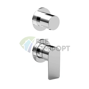 Встраиваемый смеситель для душа Fantini MYO с 3 выходами, хром (61 02 V689B) - фото 1