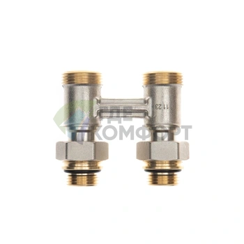 Ридан 003L0392R LV-KB — Клапан запорный для нижнего присоединения к радиатору, резьба 1/2 х 3/4, прямой - фото 4