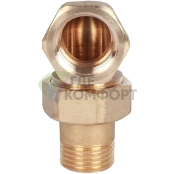 Разъемное соединение американка НН 1/2, уплотнение под гайкой o-ring кольцо Stout - фото 2