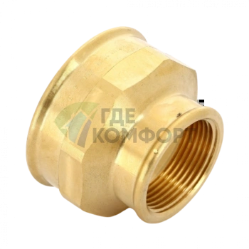 Муфта переxодная ВВ 2x1 1/4 бронза Viega - фото 1
