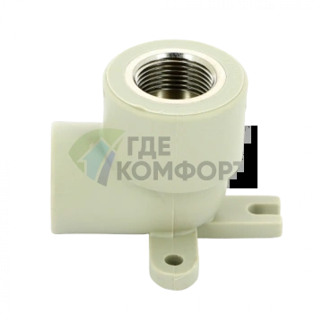 Колено настенное с металлической внутренней резьбой 25x3/4 PPR FV-Plast - фото 2