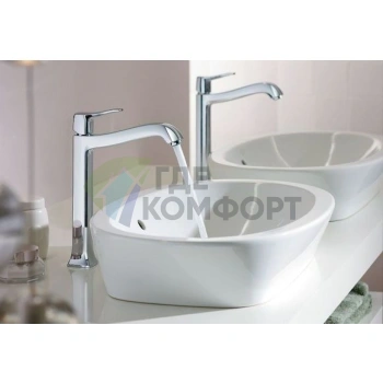 Смеситель для раковины Hansgrohe Metris Classic 31078000 — немецкое качество и стиль - фото 3