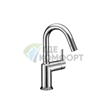 Смеситель для раковины Fantini Cafe с донным клапаном, 1 отв., хром (42 02 1804F) - фото 1