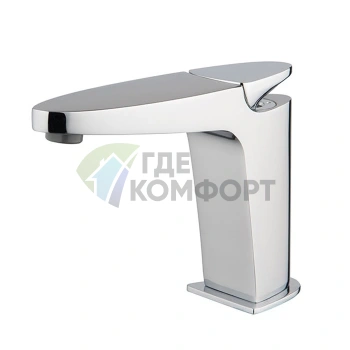 Смеситель для раковины Eclipse FIMA|Carlo Frattini: 1 отверстие, донный клапан click-clack, хром (F3901CR) - фото 1