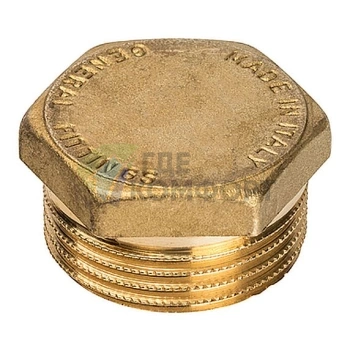 Заглушка STOUT НР 1 наружная резьба латунная - фото 1