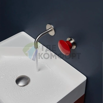 Смеситель встраиваемый однорычажный ANTONIO LUPI MAYDAY красный в комплекте (MAYDAY rosso) - фото 1