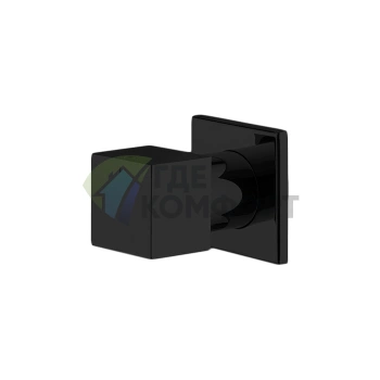 Переключатель FIMA Carlo Frattini на 2 направления, матовый черный (F3963/2NS) - фото 1