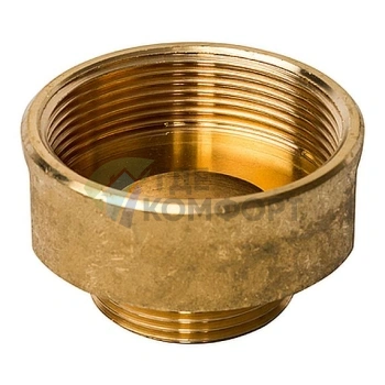 Переходник STOUT ВН 2 x 1 1/4 внутренняя/наружная резьба латунный - фото 1