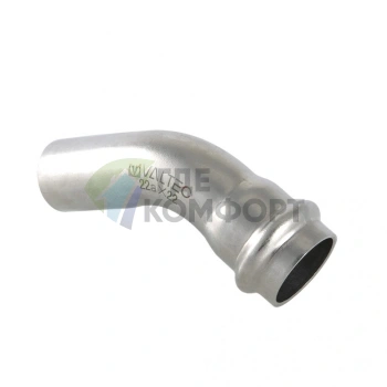 Пресс-угольник 45° внутренний/наружный 15 мм х 15 из нержавеющей стали VTi.958.I.001515 VALTEC (ВАЛТЕК) - фото 1