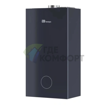 Настенный газовый котел E8 tempo GHA24W (стеклянная панель серый графит) - фото 1