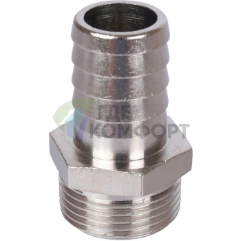 Штуцер НР 3/4x20, никелированный Stout - фото 4