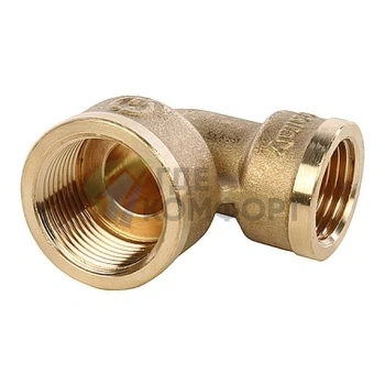 Угольник Stout внутренняя/внутренняя резьба латунный ВВ 3/4 x 1/2 - фото 1