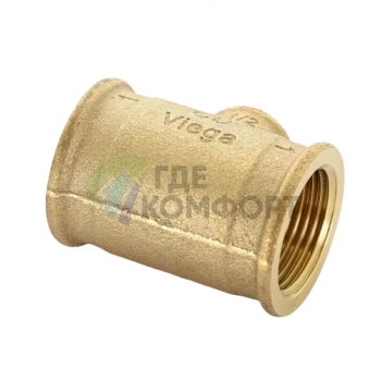 Тройник переходной с внутренней резьбой 1x1/2x1 Viega - фото 2