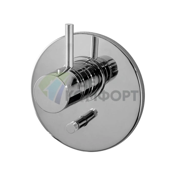 Смеситель для душа Fima Carlo Frattini Wellness Fimatherm встраиваемый однозальный с переключателем на два источника (хром) (F4039X2CR) - фото 1