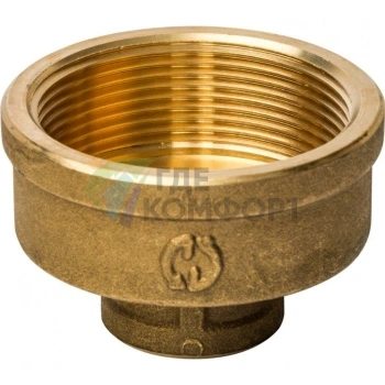 Муфта STOUT ВВ 2 x 3/4 латунная - фото 3