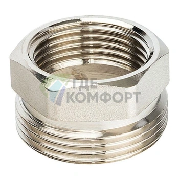 Разъемное соединение STOUT американка ВН с резиновым уплотнением 1 никелированное - фото 3