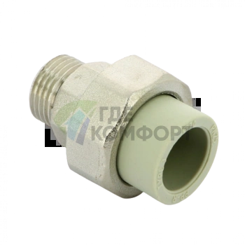 Разъёмное соединение PPR с наружной резьбой 20x1/2 FV-Plast - фото 3