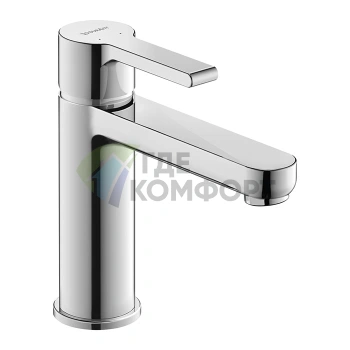 Смеситель для раковины Duravit B.2 хром, однорычажный, на 1 отверстие (B21020002010) - фото 1