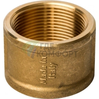 Муфта STOUT ВВ 1 1/2 внутренняя резьба латунная - фото 2