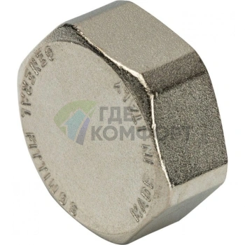 Заглушка STOUT ВР 1 внутренняя резьба никелированная - фото 4