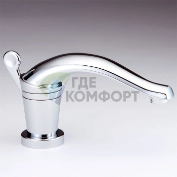 Смеситель для раковины THG Bagatte Metal с донным клапаном, хром (U3A-A02-6506) - фото 1