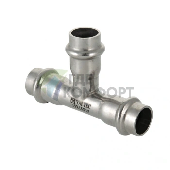 Пресс-тройник 42 х 42 х 42 мм из нержавеющей стали VTi.931.I.424242 VALTEC (ВАЛТЕК) - фото 1