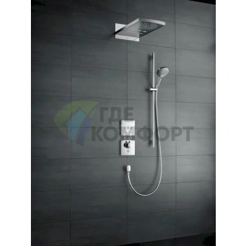 Термостатический смеситель для душа Hansgrohe ShowerSelect Highflow 15761000 - фото 2