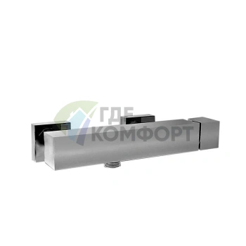 Смеситель для душа Stella Bamboo Quadro 3283А с нижним подводом, хром (BQ 02402 CR00) - фото 1