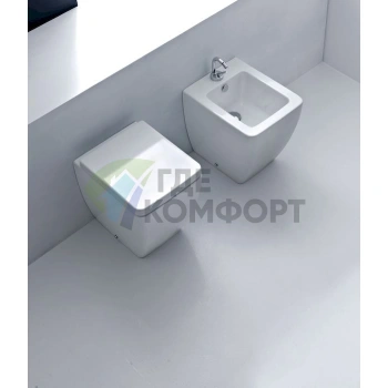 Унитаз приставной Kerasan Ego 321401 укороченный - фото 3