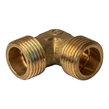 Угольник STOUT наружная резьба латунный НР 1/2 - фото 1