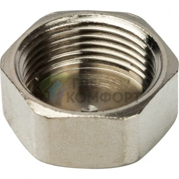 Заглушка STOUT ВР 3/4 внутренняя резьба никелированная - фото 4