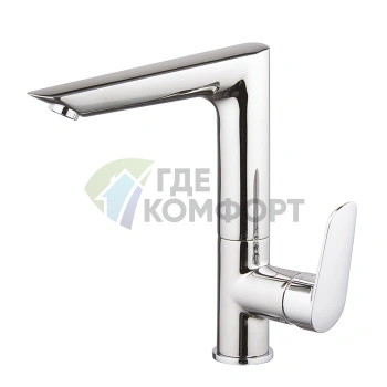 Смеситель для раковины FIMA Carlo Frattini Spot с вращающимся изливом и донным клапаном, хром (F3011FCR) - фото 1