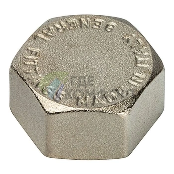 Заглушка STOUT ВР 1/2 внутренняя резьба никелированная - фото 1