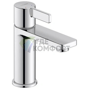 Смеситель для раковины Duravit D-Neo, 1 отв., без донного клапана, хром (DE1020002010) - фото 1