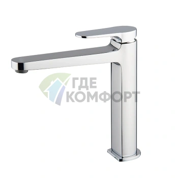 Смеситель для раковины FIMA Carlo Frattini Next с длинной ручкой и донным клапаном — хром (F3941LNCR) - фото 1